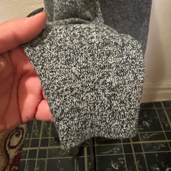 Gap Gray Marled Open Front Cardigan Sweater Size L - Picture 9 of 12